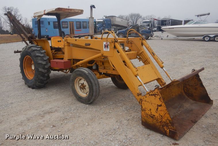 image for item DH6295 International 2444 tractor with trencher