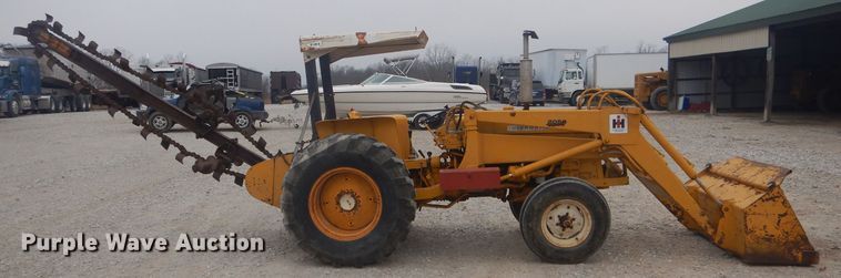 image for item DH6295 International 2444 tractor with trencher