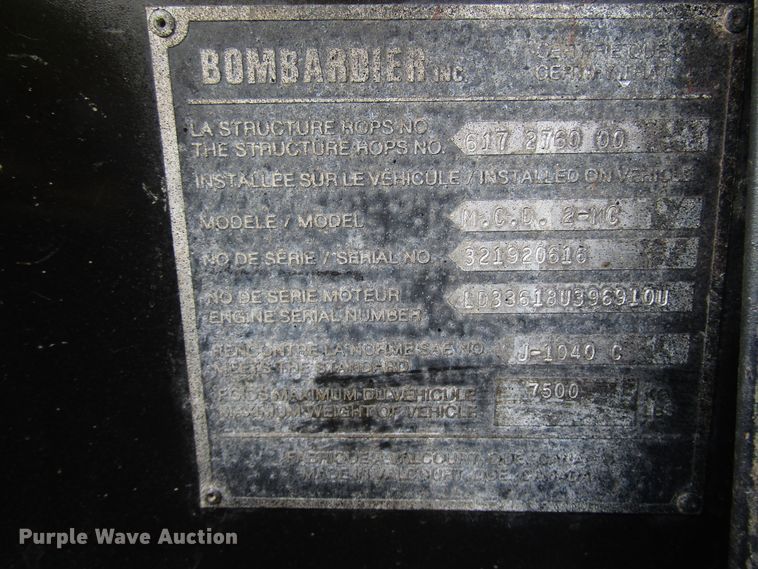 image for item DH8337 Bombardier MCD2-MC track carrier