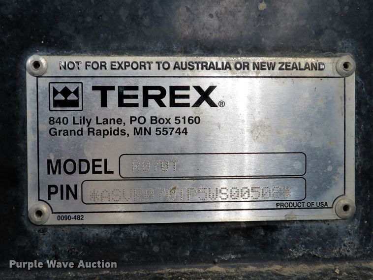 image for item DI2014 2015 Terex R070T skid steer