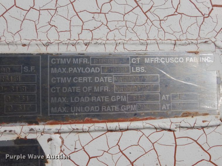 image for item DI2442 1995 Ford LTS9000 vacuum/kill truck