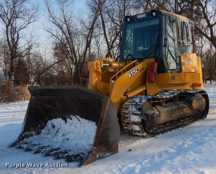image for item FU9065 2002 John Deere 655C track loader