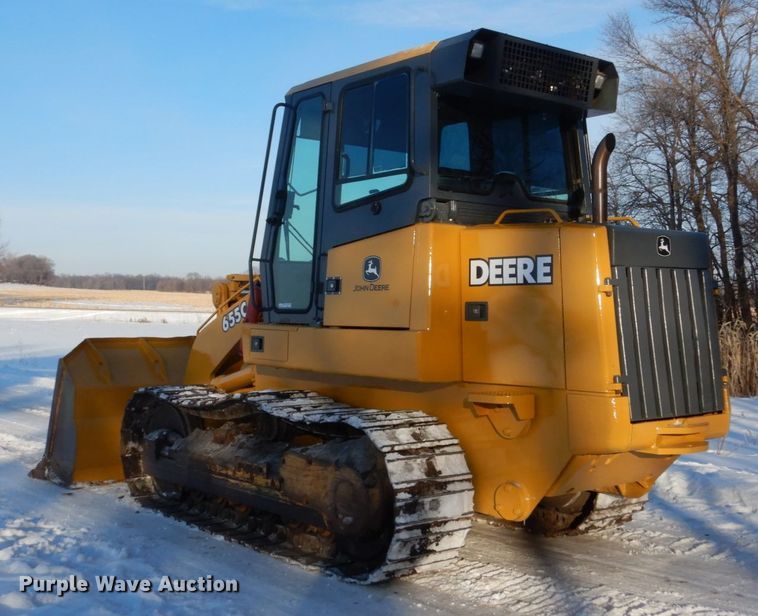 image for item FU9065 2002 John Deere 655C track loader