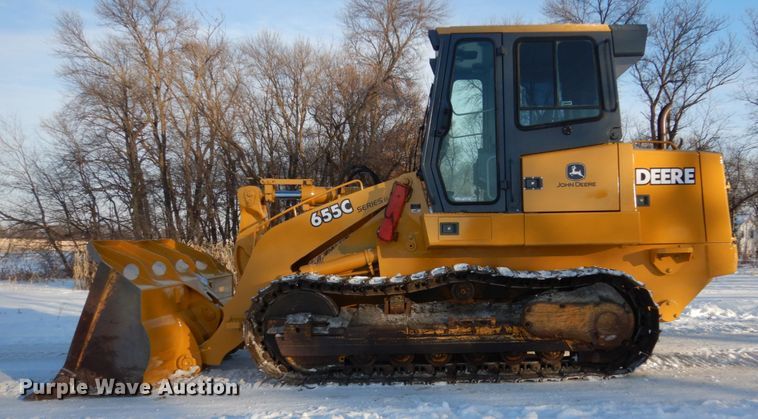 image for item FU9065 2002 John Deere 655C track loader