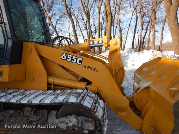 image for item FU9065 2002 John Deere 655C track loader