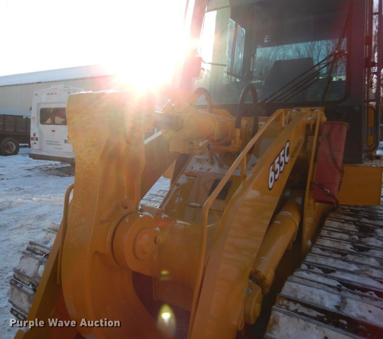 image for item FU9065 2002 John Deere 655C track loader