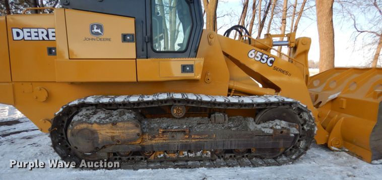 image for item FU9065 2002 John Deere 655C track loader