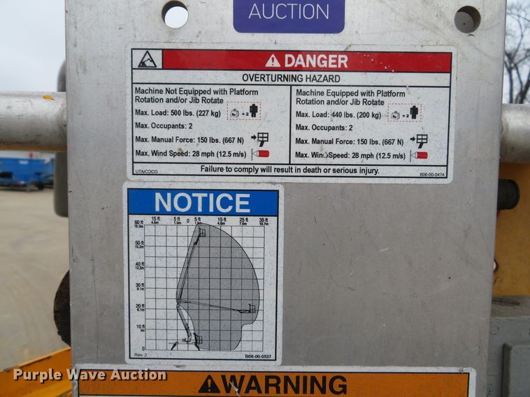 image for item GI9043 2009 Bil-Jax 5533A boom lift