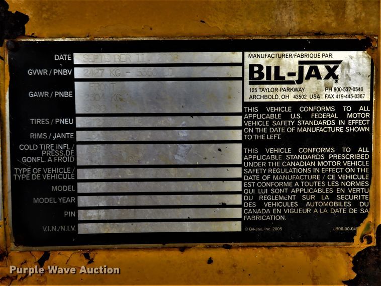 image for item GI9043 2009 Bil-Jax 5533A boom lift