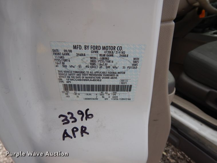 image for item DE4295 2009 Ford Escape Hybrid SUV