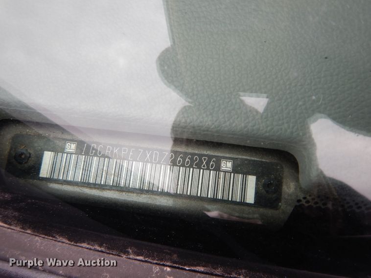 image for item DE4311 2013 Chevrolet Silverado 1500 Ext. Cab pickup truck