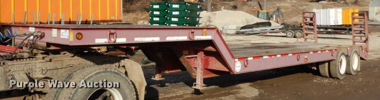 image for item DH5073 1999 Fontaine 352W drop deck equipment trailer