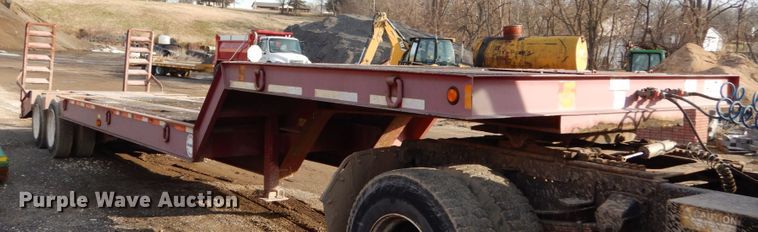 image for item DH5073 1999 Fontaine 352W drop deck equipment trailer