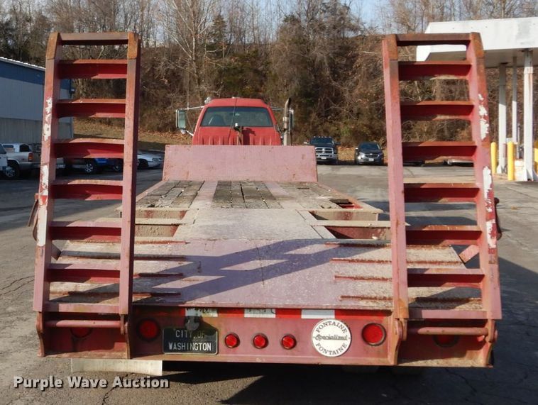 image for item DH5073 1999 Fontaine 352W drop deck equipment trailer