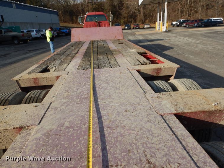 image for item DH5073 1999 Fontaine 352W drop deck equipment trailer