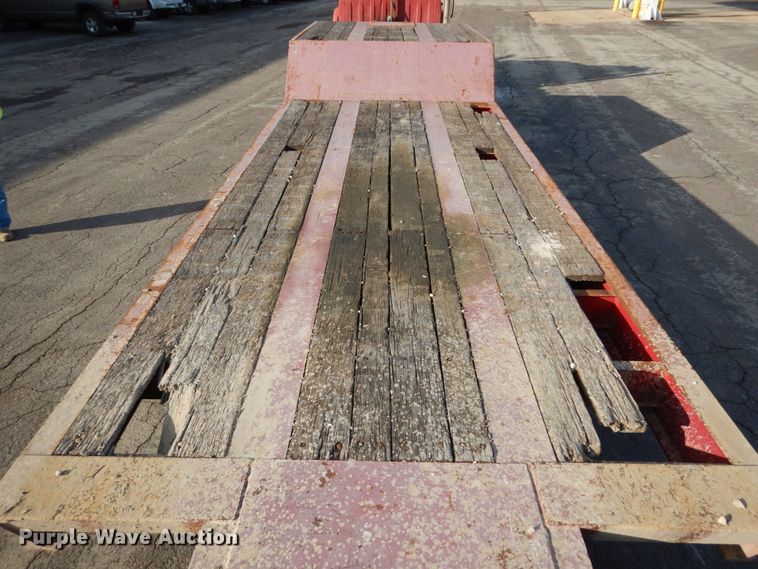 image for item DH5073 1999 Fontaine 352W drop deck equipment trailer