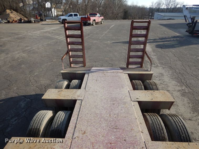 image for item DH5073 1999 Fontaine 352W drop deck equipment trailer