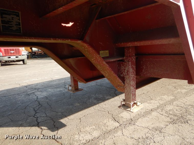 image for item DH5073 1999 Fontaine 352W drop deck equipment trailer