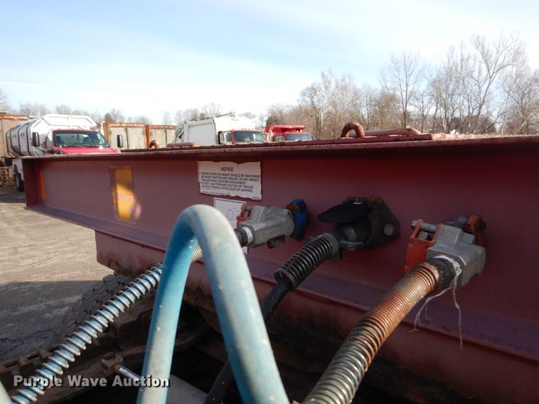 image for item DH5073 1999 Fontaine 352W drop deck equipment trailer