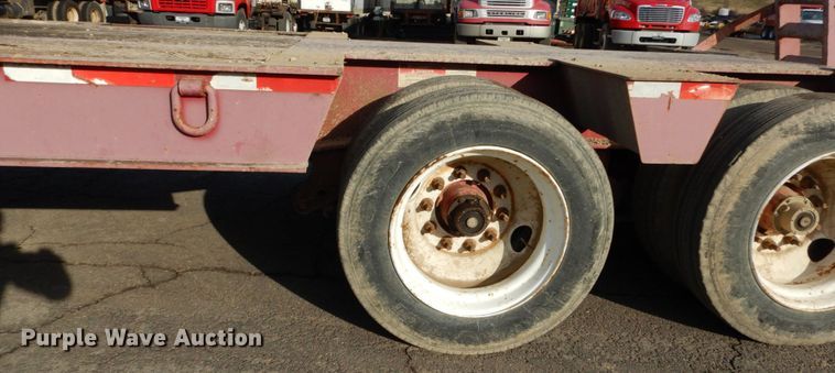 image for item DH5073 1999 Fontaine 352W drop deck equipment trailer