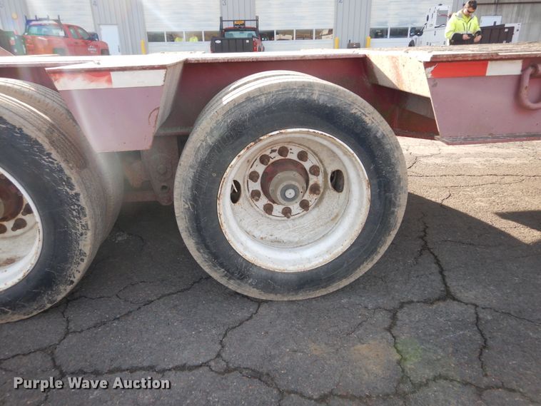 image for item DH5073 1999 Fontaine 352W drop deck equipment trailer