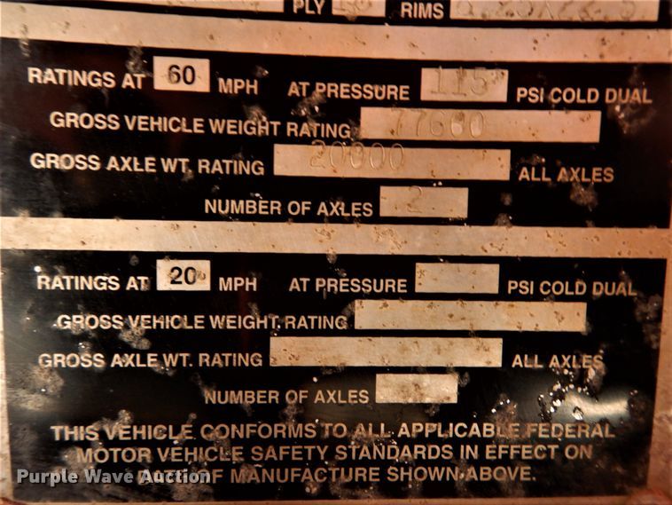 image for item DH5073 1999 Fontaine 352W drop deck equipment trailer