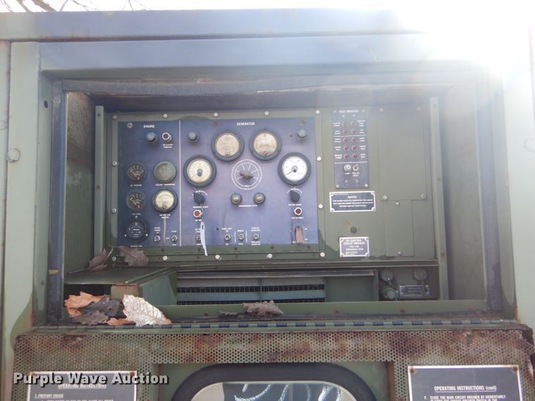 image for item DH6303 US Department of Defense MEP-005AAS generator