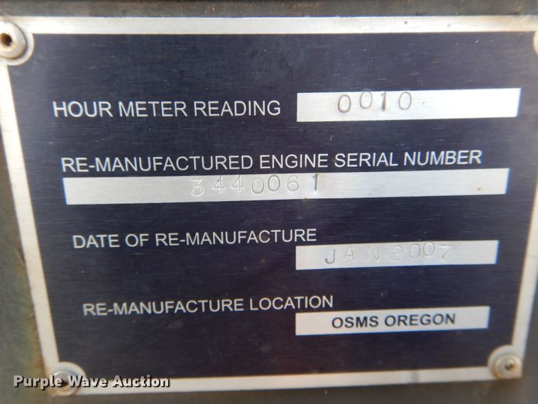 image for item DH6303 US Department of Defense MEP-005AAS generator