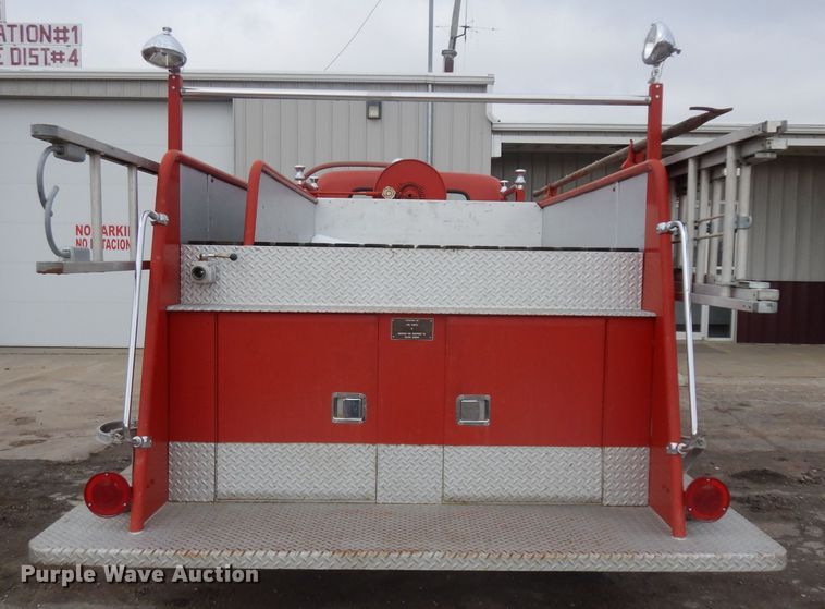 image for item ER9835 1970 Chevrolet C50 pumper fire truck