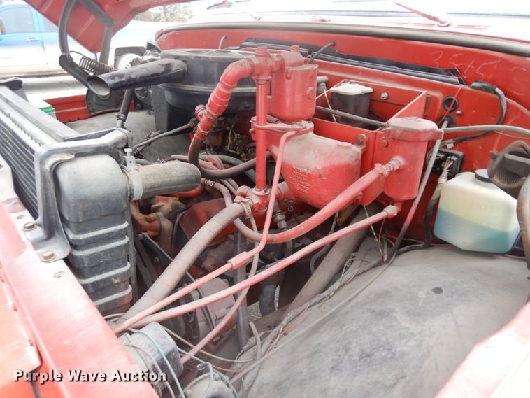 image for item ER9835 1970 Chevrolet C50 pumper fire truck