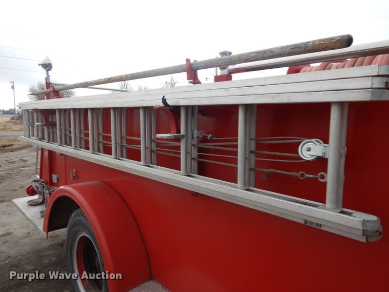 image for item ER9835 1970 Chevrolet C50 pumper fire truck