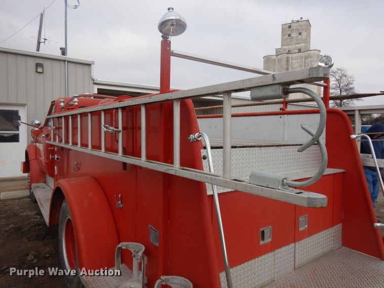 image for item ER9835 1970 Chevrolet C50 pumper fire truck