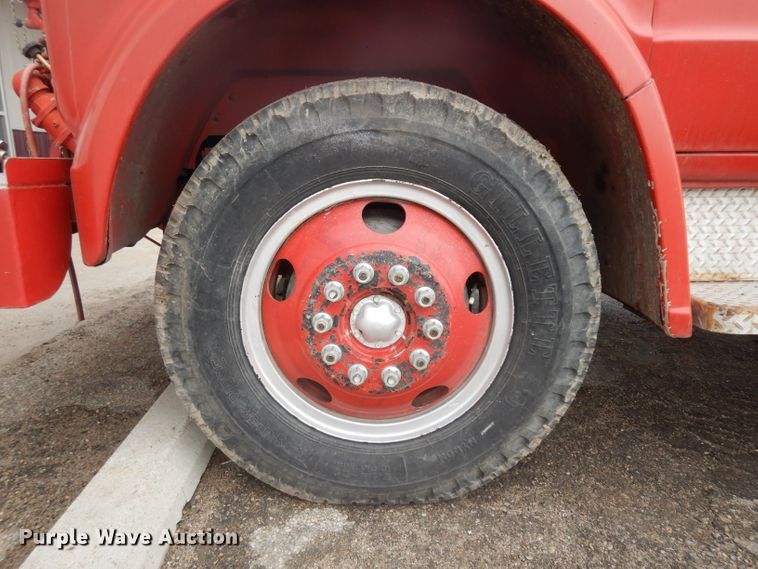 image for item ER9835 1970 Chevrolet C50 pumper fire truck