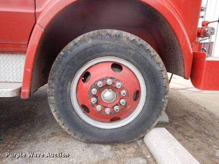 image for item ER9835 1970 Chevrolet C50 pumper fire truck