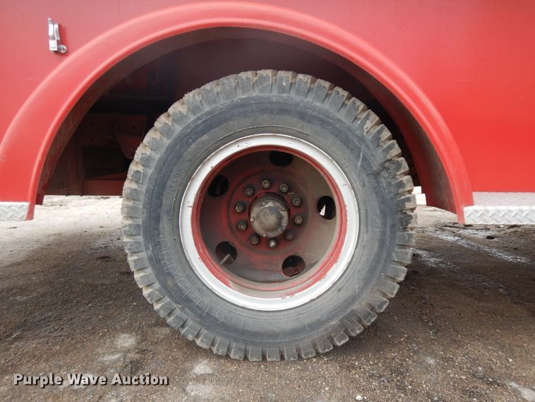 image for item ER9835 1970 Chevrolet C50 pumper fire truck