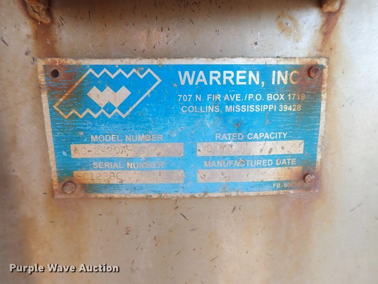 image for item FF9309 Warren AC-2420A-13 stainless steel spreader