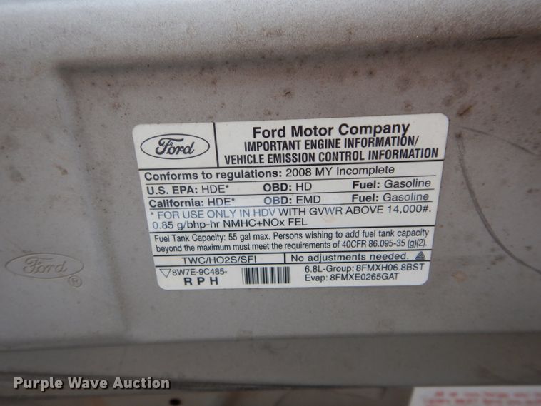 image for item GF9987 2008 Ford Econoline E450 shuttle bus