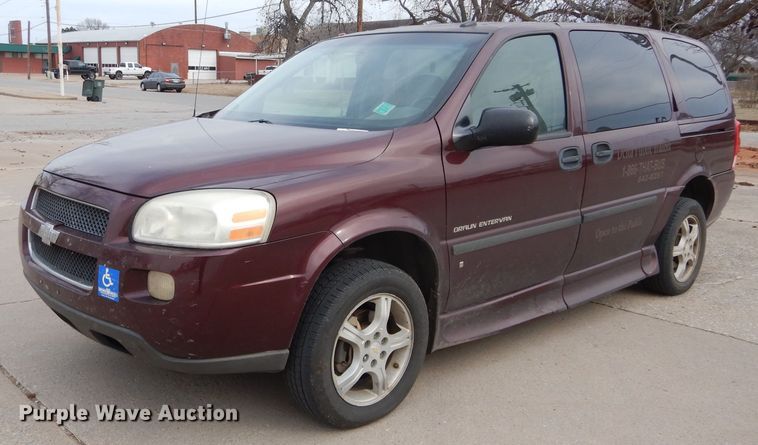 image for item GF9997 2008 Chevrolet Uplander handicap accessible van