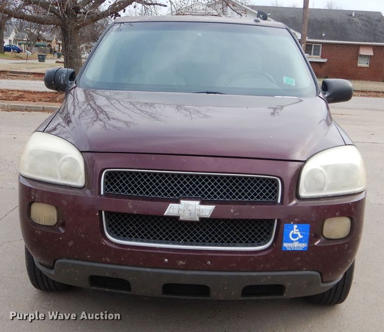 image for item GF9997 2008 Chevrolet Uplander handicap accessible van