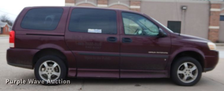 image for item GF9997 2008 Chevrolet Uplander handicap accessible van