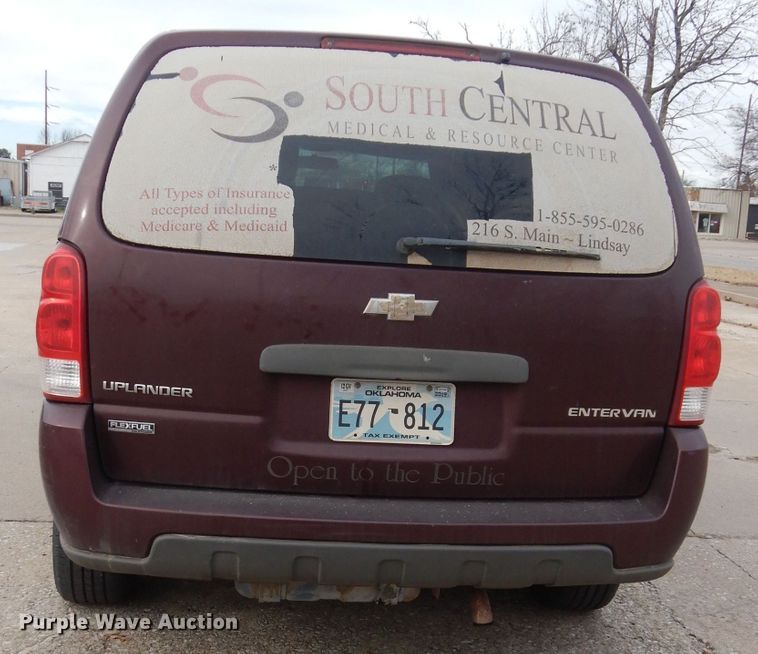 image for item GF9997 2008 Chevrolet Uplander handicap accessible van