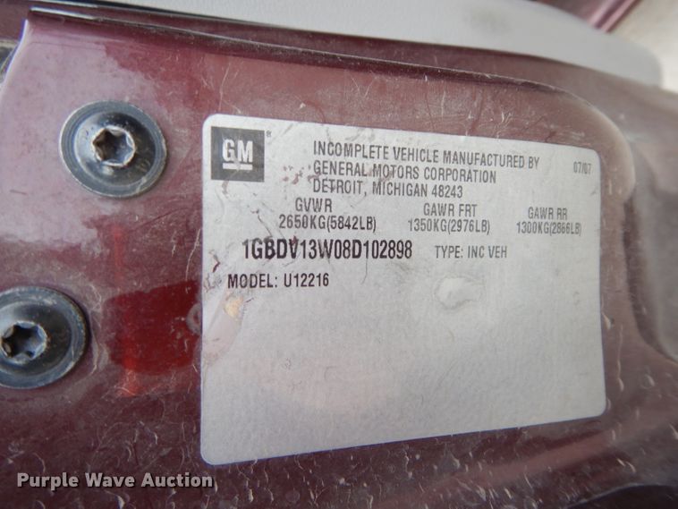 image for item GF9997 2008 Chevrolet Uplander handicap accessible van