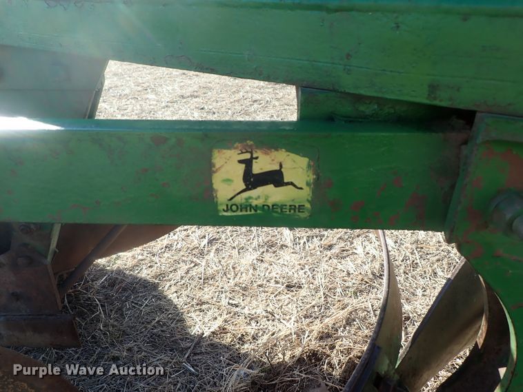 image for item DC3377 John Deere six bottom plow