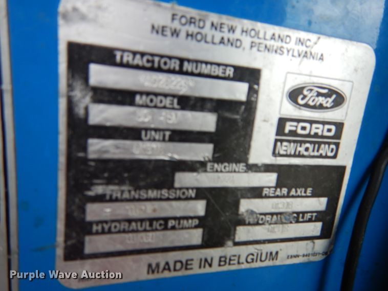 image for item DF2626 1990 Ford 8630 tractor