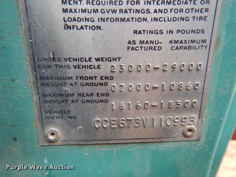 image for item DH6308 1973 Chevrolet C65 grain truck