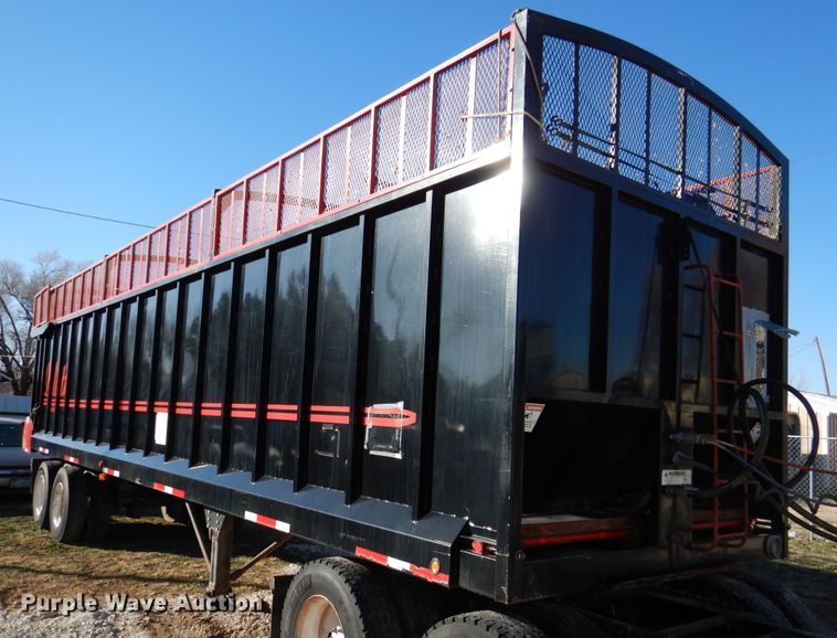 image for item DH8999 2015 Blatz live bottom silage trailer
