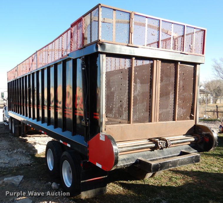image for item DH8999 2015 Blatz live bottom silage trailer
