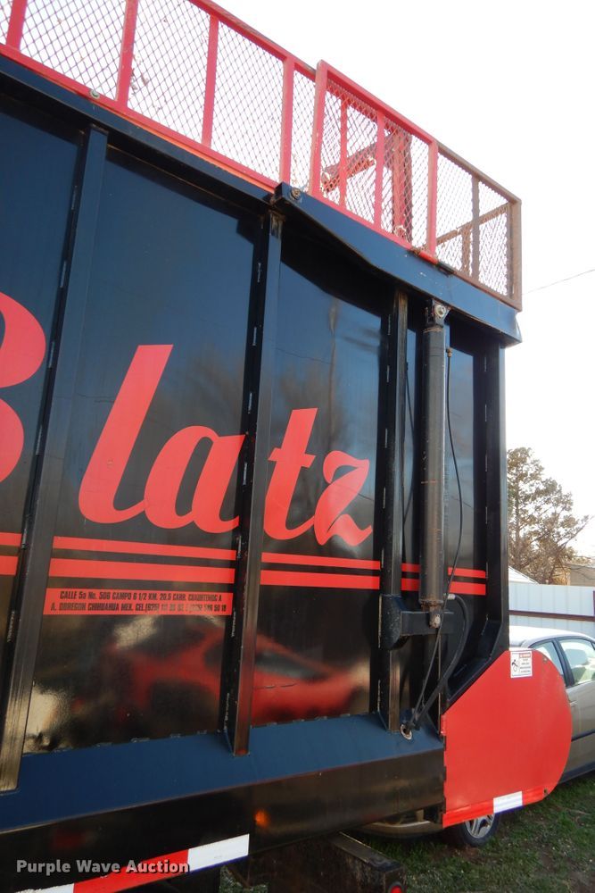 image for item DH8999 2015 Blatz live bottom silage trailer