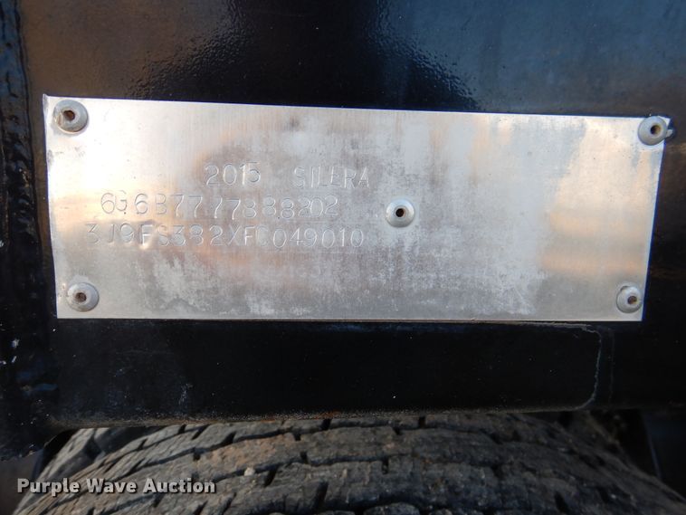 image for item DH8999 2015 Blatz live bottom silage trailer