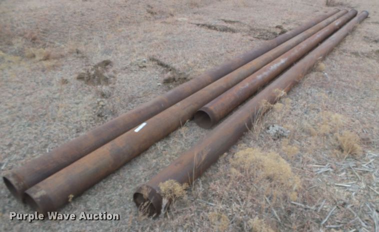 image for item EL9071 (4) joints of 8" diameter pipe